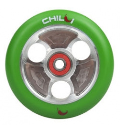 CHILLI Parabol 100 mm zielono-srebrna rolka