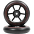 North Garrett Braz G5 Kolečka Na Freestyle Koloběžku 2-balení (110mm|Matte Black/Dark Brown)