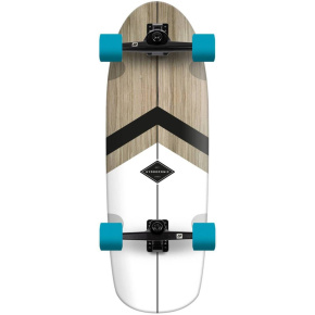 Hydroponic Rounded Complete Surfskate (30"|Classic 3.0 Biały)