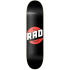 Deskorolka RAD Solid Logo (7.75"|czarny/czerwony)