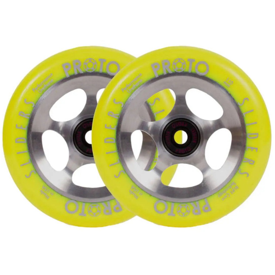 Kółka Proto Sliders Starbright Yellow On Raw 2szt