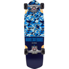 Longboard Madrid Camo Cruiser 8.25" Niebieski