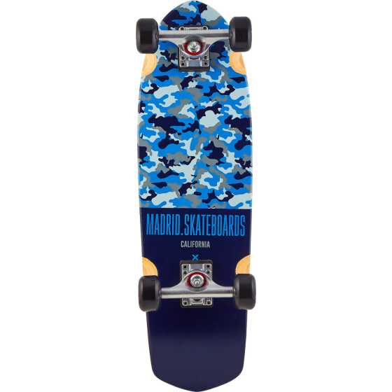 Longboard Madrid Camo Cruiser 8.25" Niebieski