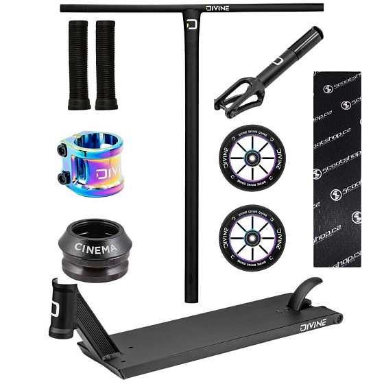 Hulajnoga freestyle Custom Divine Street 6" 560 mm Czarna