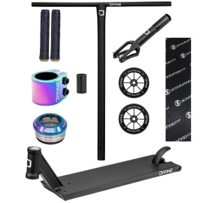 Hulajnoga freestyle Custom Divine Street 6" 560 mm Czarna