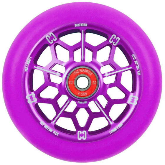 Kółko CORE Hex 110 mm fioletowe