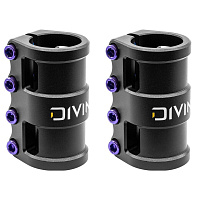 Opakowanie 1+1 SCS Divine czarno/fioletowe 2 szt.