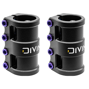 Opakowanie 1+1 SCS Divine czarno/fioletowe 2 szt.