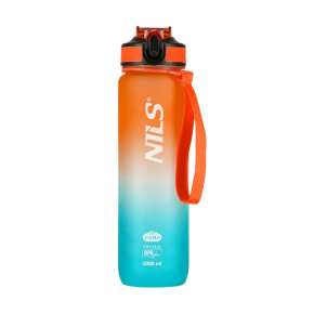 Tritanowa butelka do picia NILS Camp NCD68 1000 ml pomarańczowo-niebieska