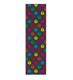 Griptape Hella Grip Sloth Dot Rainbow Leniwce On Black