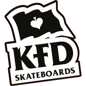 Naklejka KFD Logo Czarny