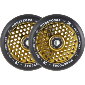 Koła Root Industries Honeycore czarne 110mm 2szt złote