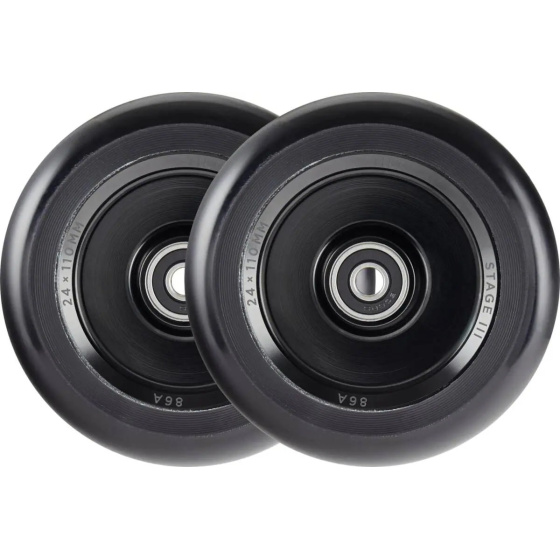 Kółka Tilt Durare Stage 3 Fullcore 110 mm Czarny, 2 szt.