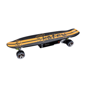 Elektryczny Longboard Skatey 400 černo-Pomarańczowy