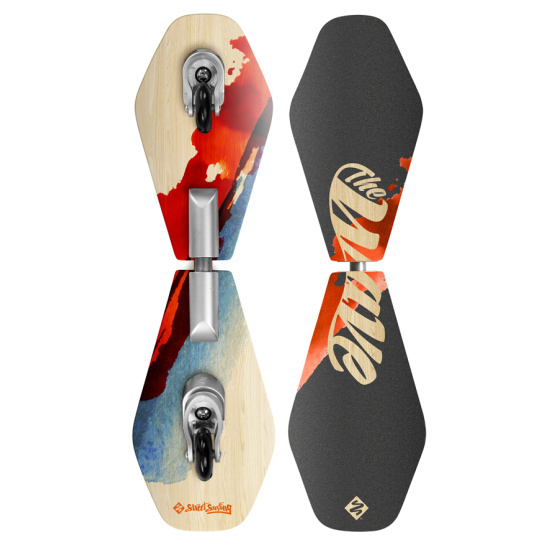 Waveboard Street Surfing WAVE RIDER Abstrakt, Wood