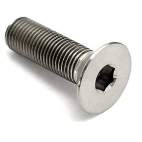 TLC Solid Titanium BMX Śruba wrzeciona korby (naturalna)