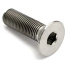 TLC Solid Titanium BMX Śruba wrzeciona korby (naturalna)