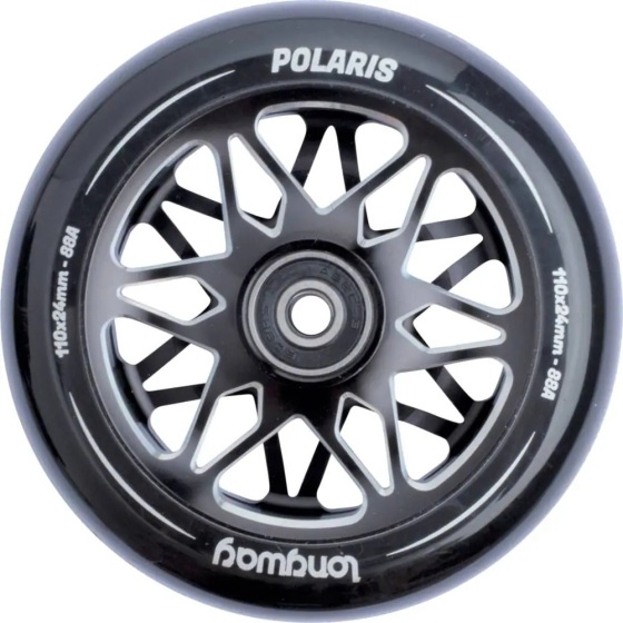 Kółko Longway Polaris 110 mm Czarny