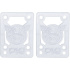 Pig Piles Soft Skateboard Risers 2-Zestaw (Clear)