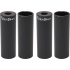 Kołki Fiction Steel Freestyle BMX Pegs (czarne|4 opakowania)