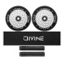 Zestaw 2 sztuk kółek Divine 110 mm Light Core srebrne + Divine griptape + Divine gripy