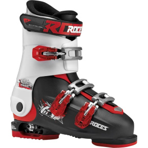 Roces Idea Free 6w1 regulowane dziecięce buty narciarskie (22.5-25.5|Czarny/biały)