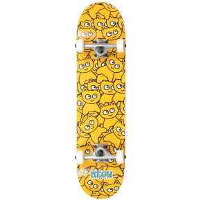 Meow Sticker Pile Deskorolka Komplet (7.5" | Żółty)