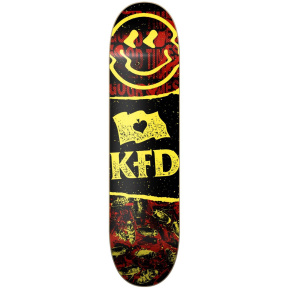 Deskorolka DIY z logo KFD (8"|czerwona)
