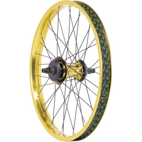 Tylne koło Salt Everest 20" Freecoaster BMX (złote|napęd z lewej strony)