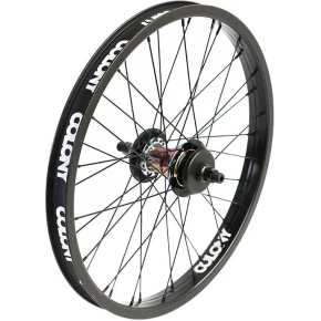Tylne koło Colony Pintour 20" Male Freecoaster BMX (Black/Rainbow|Napęd z lewej strony)
