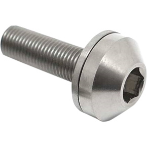 TLC Metric Titanium BMX Bolt Hub (14mm|Natural)