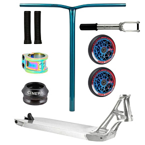 Hulajnoga wyczynowa Custom Divine X Union X Ethic Pandemonium 460 mm srebrna Hulajnoga wyczynowa Custom Divine X Union X Ethic Pandemonium 460 mm srebrna