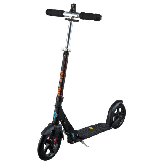 Micro Czarny Deluxe Hulajnoga