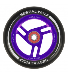 Bestial Wolf Race 100 mm koło czarny fioletowy
