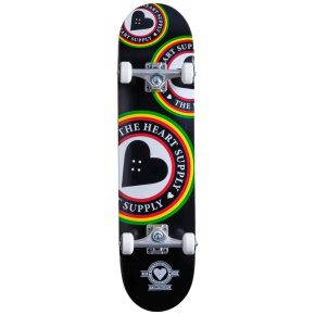 Heart Supply Orbit Logo Skateboard Set (7.75"|czarny/biały/czerwony)