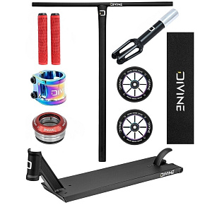 Hulajnoga freestyle Custom Divine Street 6" 560 mm Czarna