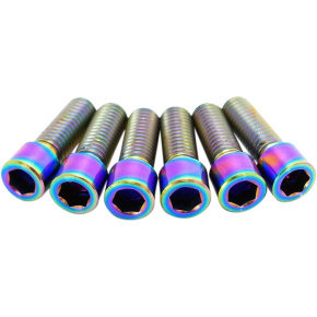 TLC Metric Titanium BMX Extension Bolts (Rainbow)