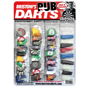 Harrows Zestaw wiewiórek Harrows Pub Darts Show Card Pub Darts Show Card