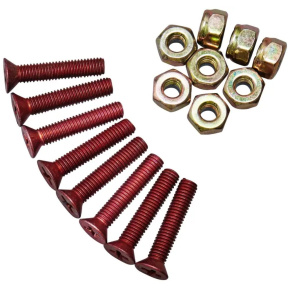 Zestaw 8 śrub do ciężarówek Venom Redheads (1"|złote)