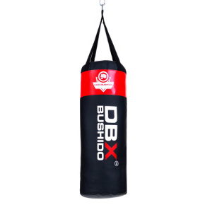 Worek bokserski DBX BUSHIDO 80cm/30cm 15-20kg dla dzieci, czerwony