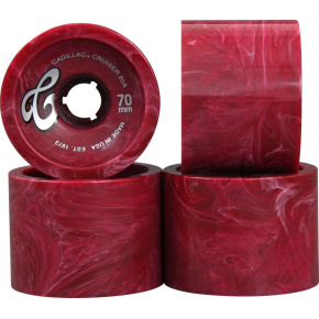 Cadillac Cruiser Longboard Wheels 4-pack (Maroon|80A)