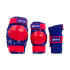 SFR Star Triple Pad Set - czerwony/niebieski - średni