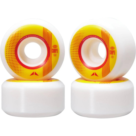 Crupié Carlos Ribeiro 101A Wide Kółka do skateboardu 4-Zestaw (52mm|Żółty)