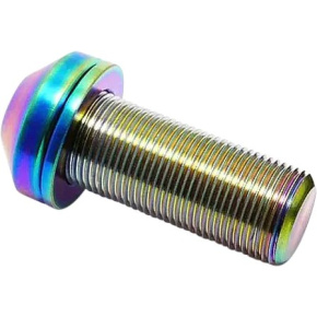 TLC 14x1mm Tylna tytanowa śruba piasty BMX (14mm|Rainbow)