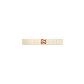 Naklejka ze skradzionym logo (S|biały)