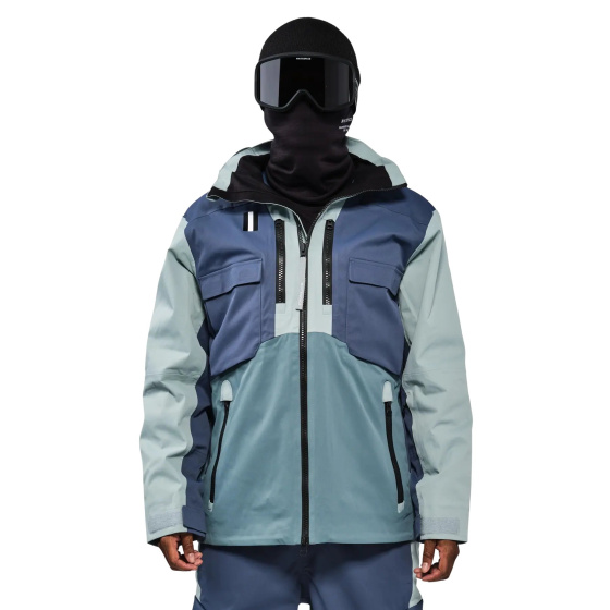Whitespace 2L Cargo Insulated Kurtka (L|Slate Blue)
