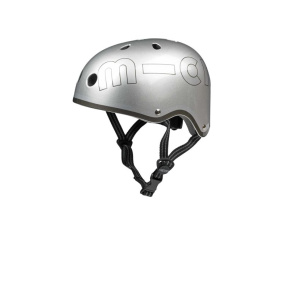 Kask Micro Metalic Srebrny M (53-57 cm)