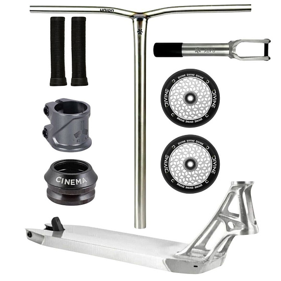 Hulajnoga freestyle Custom Divine X Ethic Pandemonium V2 500 mm srebrna