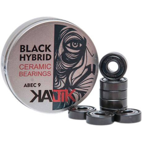 Łożyska hybrydowe Kaltik Black Ceramic 8-Pack (czarne)