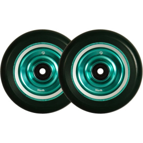Koła do hulajnogi North (110 mm|zielony leśny)